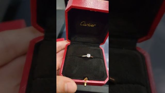 ШИКАРНОЕ КОЛЬЦО CARTIER SOLITER 1895 0.5 Ct ПОЯВИЛОСЬ В ПРОДАЖЕ! смотреть онлайн