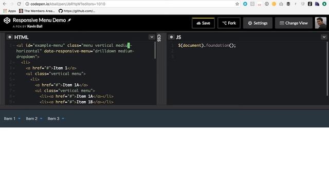 Foundation Lesson 143 - Create Modular Responsive Menus with Foundation 6 смотреть онлайн