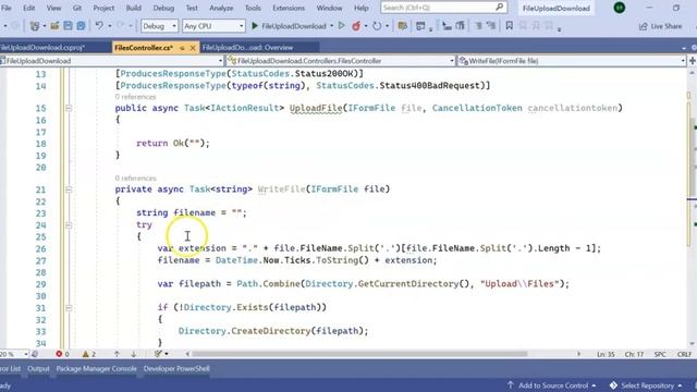 File upload and download in ASP .NET Core 6.0 Web API смотреть онлайн