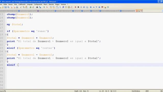 Tutorial de Perl parte 14 - Control de Flujo: La sentencia if смотреть онлайн