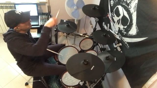 Skid Row - Monkey business (HQ) - Drumcover by DragDrummer - Alesis Crimson II смотреть онлайн