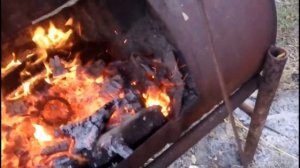 Кузнечный горн на дровах своими руками