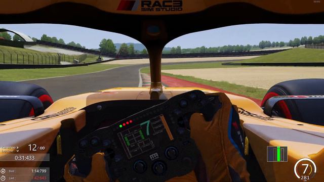 Assetto Corsa - Mugello - RSS Formula Hybrid 2021 - Hotlap 1:14.719 (Onboard) смотреть онлайн