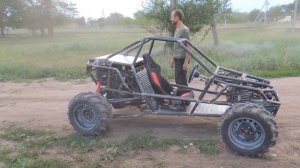 Багги  "Малыш V2.0"  140 сил, первые испытания, покатухи на багги, много пыли и мата. Dune buggy