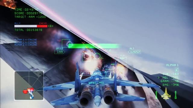 Ace Combat Infinity - Moby Dick Pursuit 4 - S Ranked смотреть онлайн