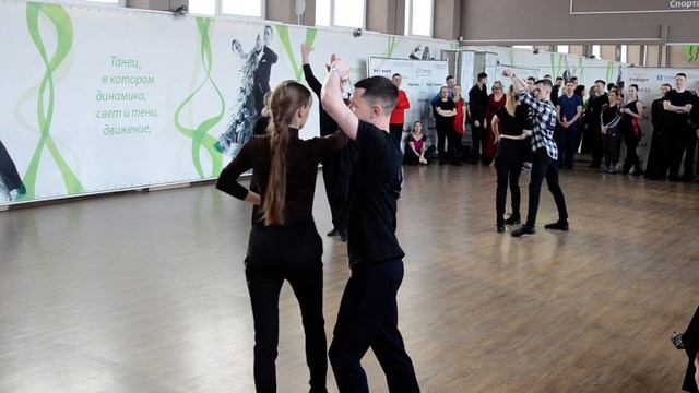 Хастл, Discofox, Февральский марафон 2023, Е класс, финал заход 1 смотреть онлайн