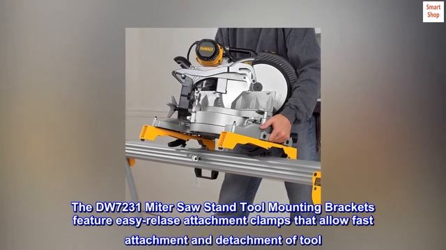 DEWALT Miter Saw Mounting Brackets, Large (DW7231) смотреть онлайн
