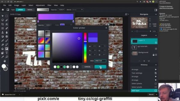 Pixlr: Make your own graffiti text - Free online image editor