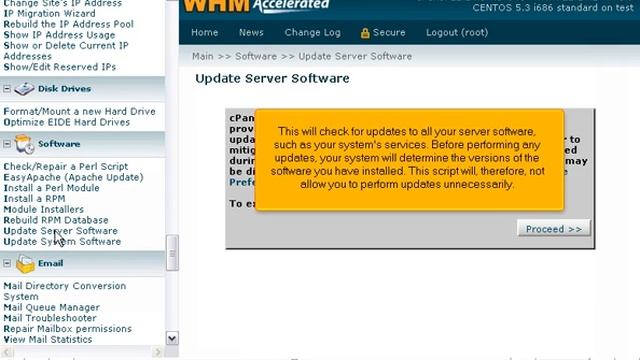 How to manually check for server and system software updates in WHM - WHM Management Tutorials смотреть онлайн