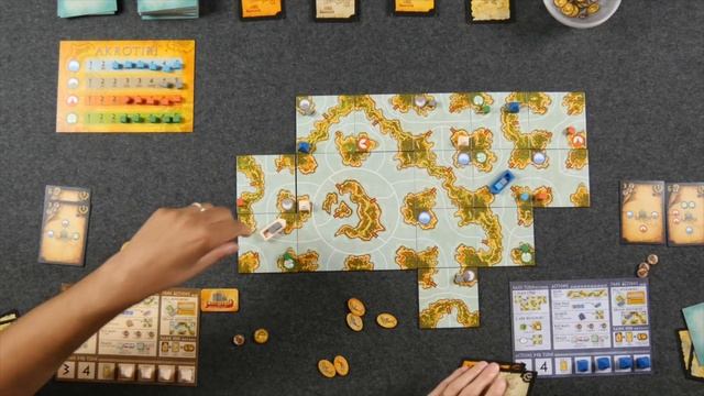 Akrotiri Board Game - Playthrough & Review