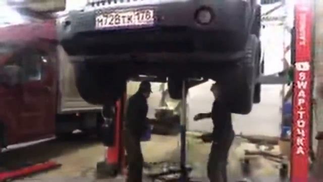 Range Rover снимаем коробас смотреть онлайн