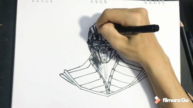 How to Draw Mortal Kombat l Sub Zero смотреть онлайн