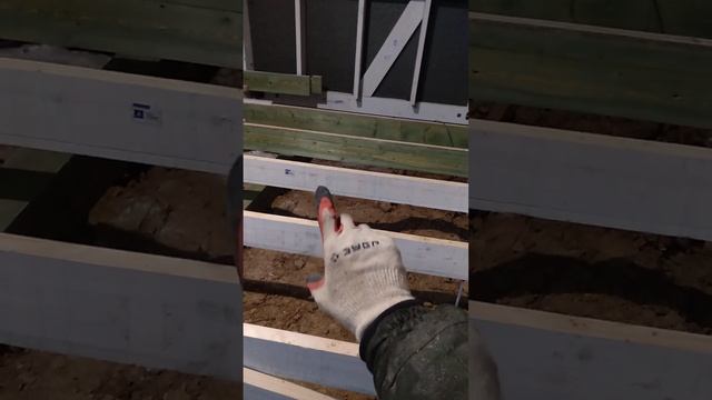 Монтаж разноуровневых пол лаг, усиление, укрепление имеющихся, в каркаснике зимой. Коротыш
