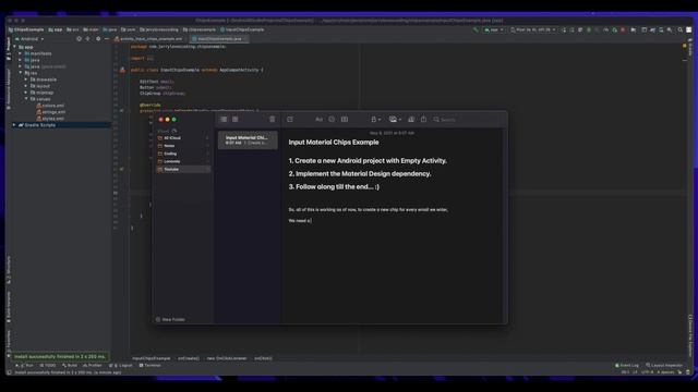 Input Material Chips | MDC - 2021 | Android Tutorials смотреть онлайн