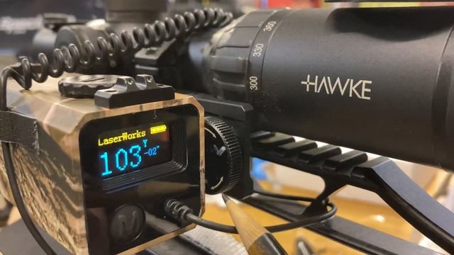Laserworks LE-032 Top Tip Crossbow Mounted Range Finder