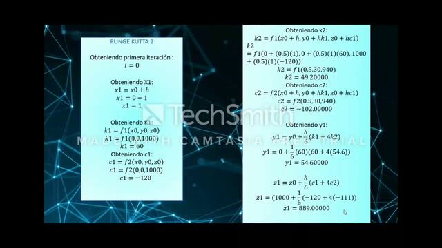 Sistema de ecuaciones diferenciales aplicando Runge Kutta orden 2 en MATLAB смотреть онлайн