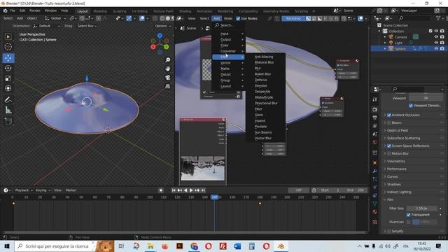 Как добавить материал и фоновое видео в Blender. Моделирование и анимация для начинающих смотреть онлайн