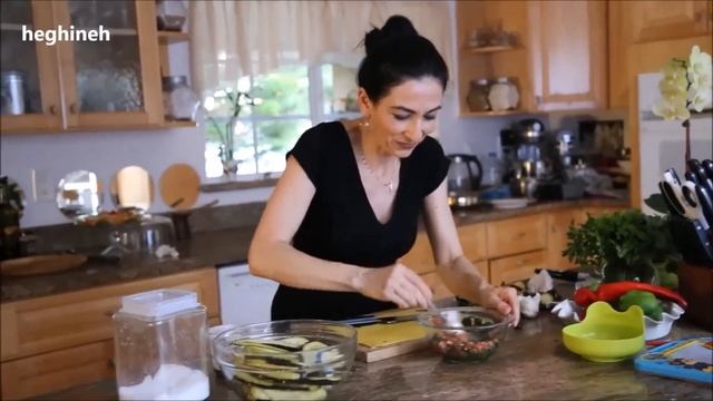 Fried Eggplant Salad Recipe - Սխտորած - Armenian Cuisine - Heghineh Cooking Show смотреть онлайн