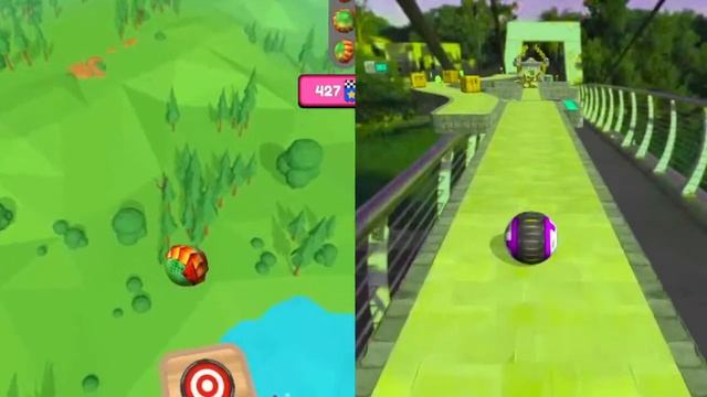 Going Ball: 2x speed Run Mobile gameplay Walkthrough IOS, Android color ball Run 338 смотреть онлайн