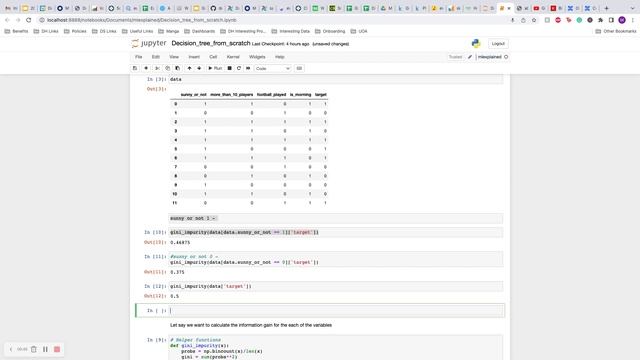 All about decision trees, calculating Gini, Information Gain, building a Decision Tree from scratch смотреть онлайн