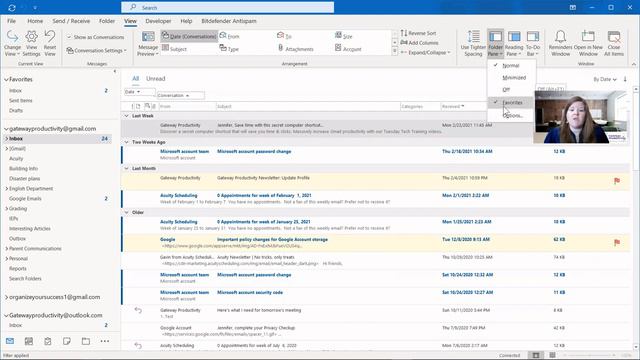 How to Change Your Outlook Inbox View смотреть онлайн