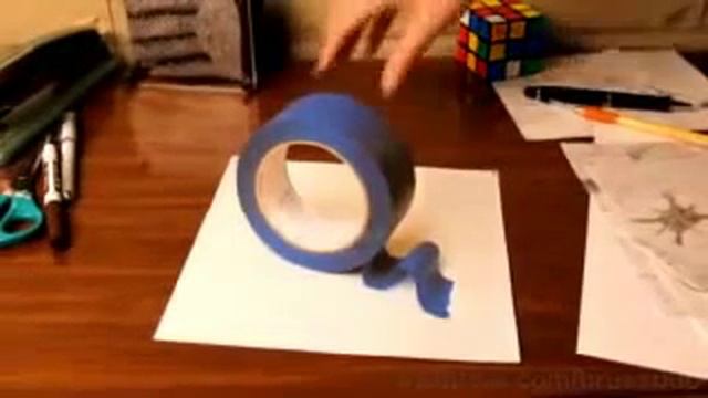 3D рисунки на бумаге смотреть онлайн