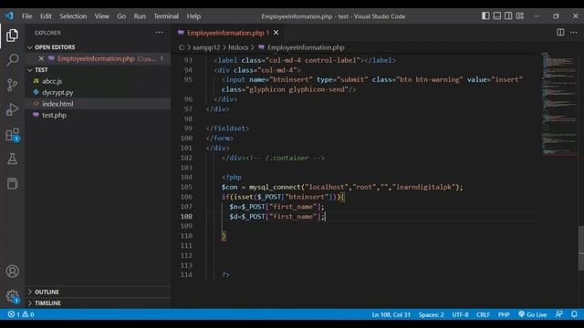 PhpMysql CRUD using stored procedure | How to create stored procedure in mysql |learndigitalpk смотреть онлайн