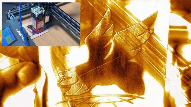 Лазерный гравер FLYING BEAR LaserMan Laser Engraver ! Распаковка и примеры работы гравера. смотреть онлайн