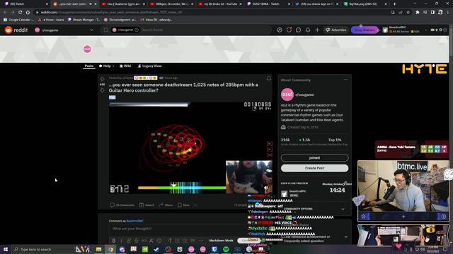 285BPM ON GUITAR HERO CONTROLLER!? смотреть онлайн