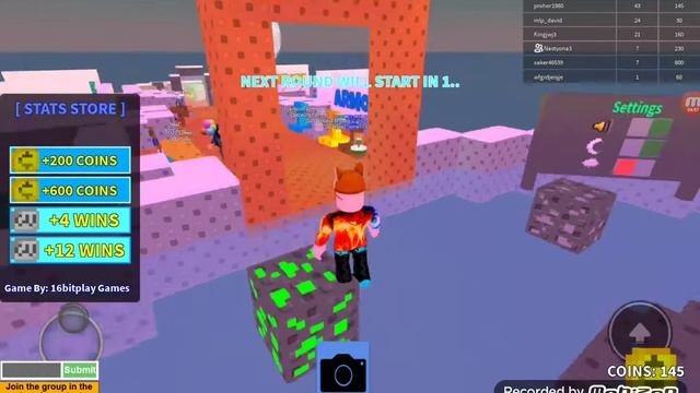 Играю с сестрой в Roblox. Возрощаюсь в игры! Roblox skywars. смотреть онлайн