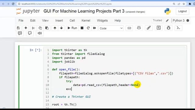 3. Create GUI For Machine Learning Projects (Bigdata) Tkinter | Part 3 смотреть онлайн