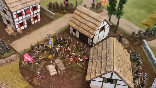 War of the Roses CAMPAIGN Battle Report 1 (Hail Caesar) - The Battle of Hopton Bridge (1460) смотреть онлайн