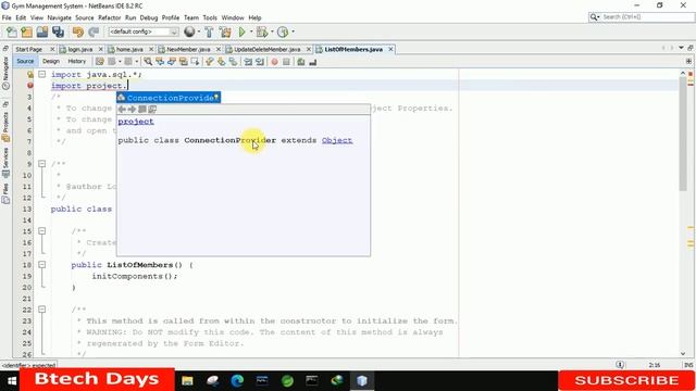5. Gym Management System in java - List of Members Page (JFrame, Mysql Database, Netbeans IDE) смотреть онлайн