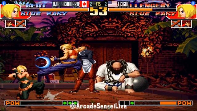 FT5 @kof97: YJH-KEYBOARD (CA) vs LEIGUO (US) [King of Fighters 97 Fightcade] Jul 2 смотреть онлайн