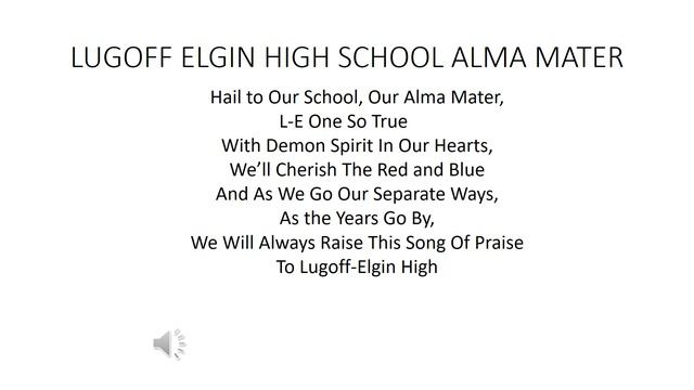 LUGOFF ELGIN HIGH SCHOOL ALMA MATER смотреть онлайн