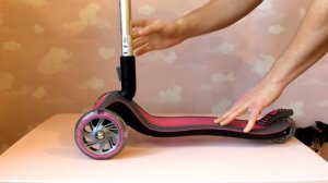Самокат 3х колесный Globber  / Scooter Globber My Free Fold Up Lights