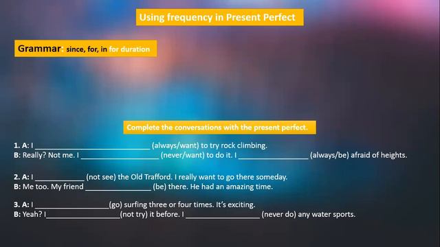 A2 Unit 2 (1): Present Perfect Tense. смотреть онлайн