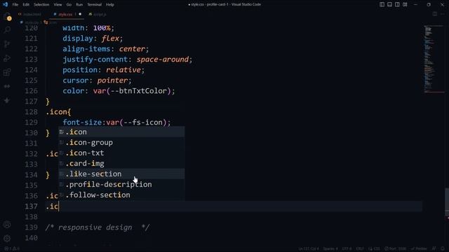 Creative animated profile card using HTML , CSS & JS смотреть онлайн