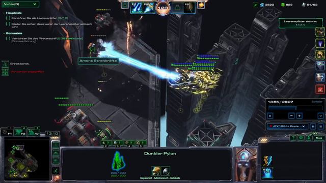 StarCraft 2 Coop Eigene Mutation Zähe Angelegenheit Punisher und Amon German Deutsch смотреть онлайн