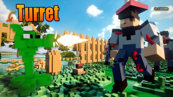 Plants vs Zombies AI Turrets in | Teardown