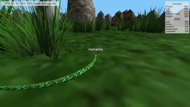 ☘ Snakes3D.com - 3d slitherio version ☘ смотреть онлайн
