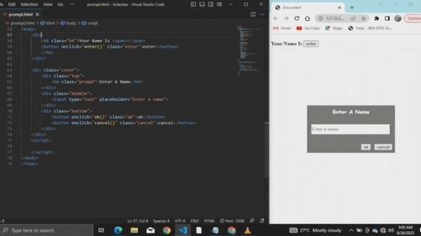 How to style the window prompt in javascript