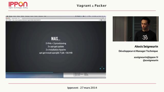 Ippevent - Du dev à la prod avec Vagrant et Packer par Alexis Seigneurin смотреть онлайн
