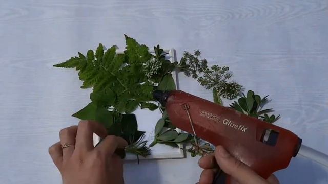 Картина с живыми растениями! смотреть онлайн
