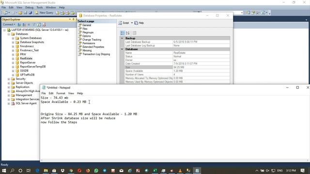 SQL Log file clear смотреть онлайн