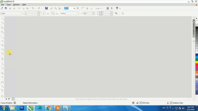 Starting & New option window in Corel Draw X7 [Nepali Part 4] смотреть онлайн