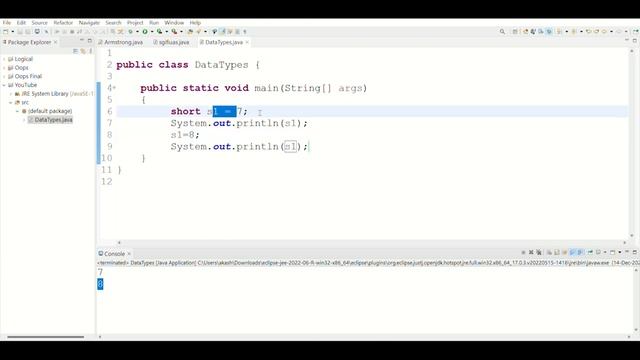 How to Store "short" values in Java | How "short" works in Java | Data Types in Java | Kannada | смотреть онлайн