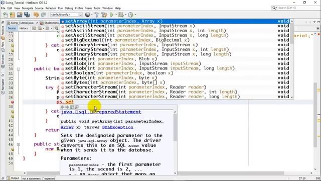 Java Swing 010: Chèn dữ liệu vào bảng và đọc dữ liệu từ bảng CSDL смотреть онлайн