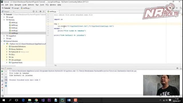 Python : Exception Handling Explanation смотреть онлайн