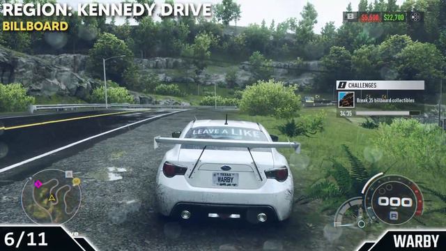 NFS Unbound - Kennedy Drive: ALL Collectible Locations (Bears, Billboards, Street Art) смотреть онлайн